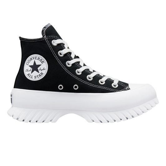 Converse - Women's Chuck Taylor All Star Lugged 2.0 High 'Black White' - Black / Egret / White