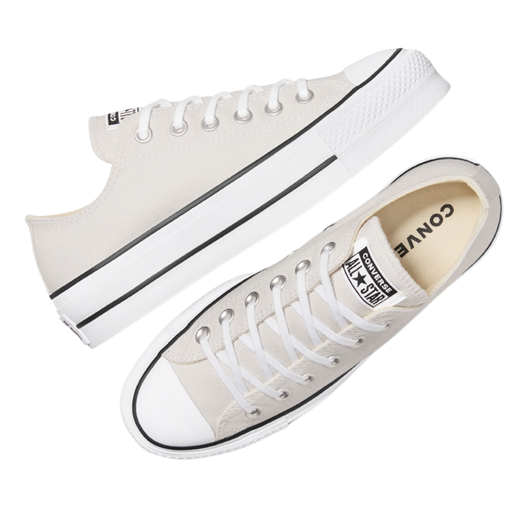 Converse - Women's Chuck Taylor All Star Lift Platform Low 'Barely Grey' - Barely Grey / White / Black