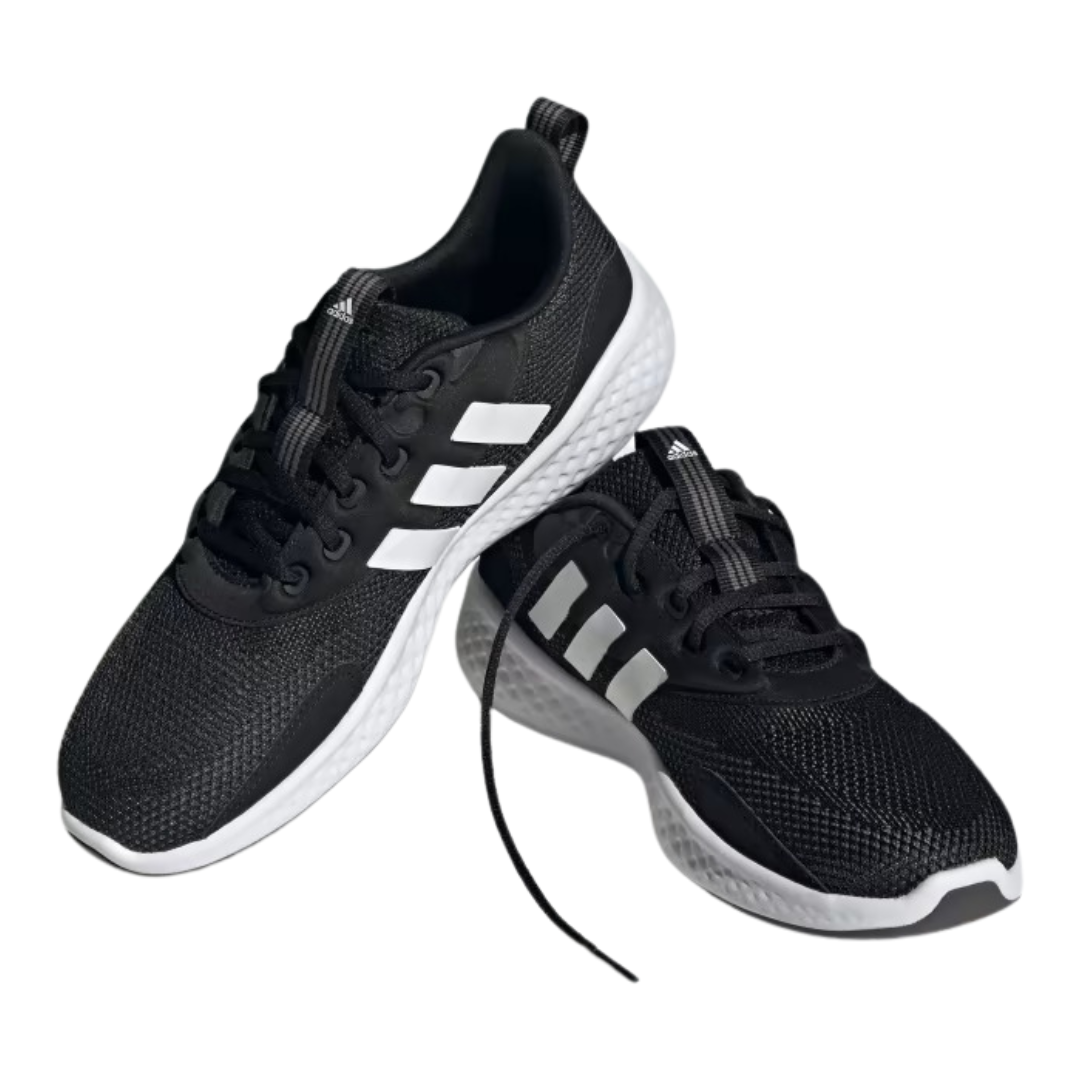 Adidas - Men's Fluidflow 3.0 'Black White' - Core Black / Cloud White / Grey Five