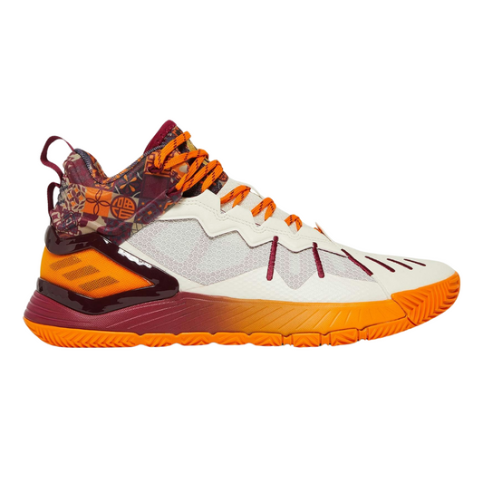 Adidas -  Men's D Rose Son of Chi 'White Bold Orange' - Legacy Burgundy / Cloud White / Bold Orange