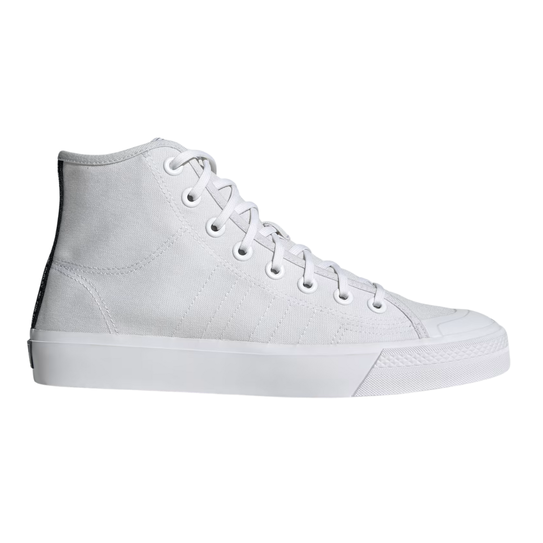 Adidas - Men's Nizza Hi 'White Black' - Cloud White / Cloud White / Core Black