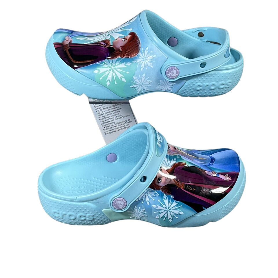 Crocs Fun Lab Disney's Frozen II Elsa/Anna 'Ice Blue' Clog Juniors