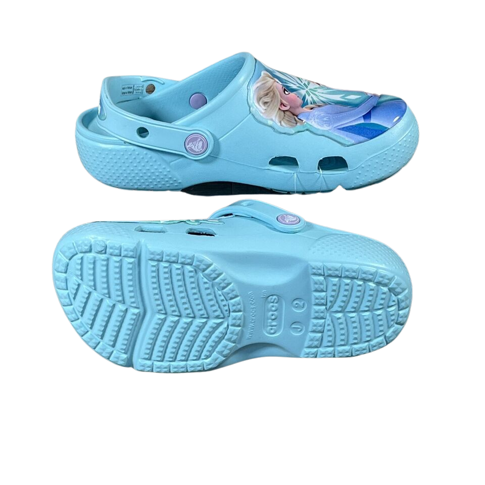 Crocs Fun Lab Disney's Frozen II Elsa/Anna 'Ice Blue' Clog Juniors