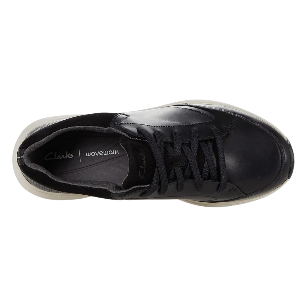 Clarks - Men's  Wave 2.0 Way “Black Leather” - Black