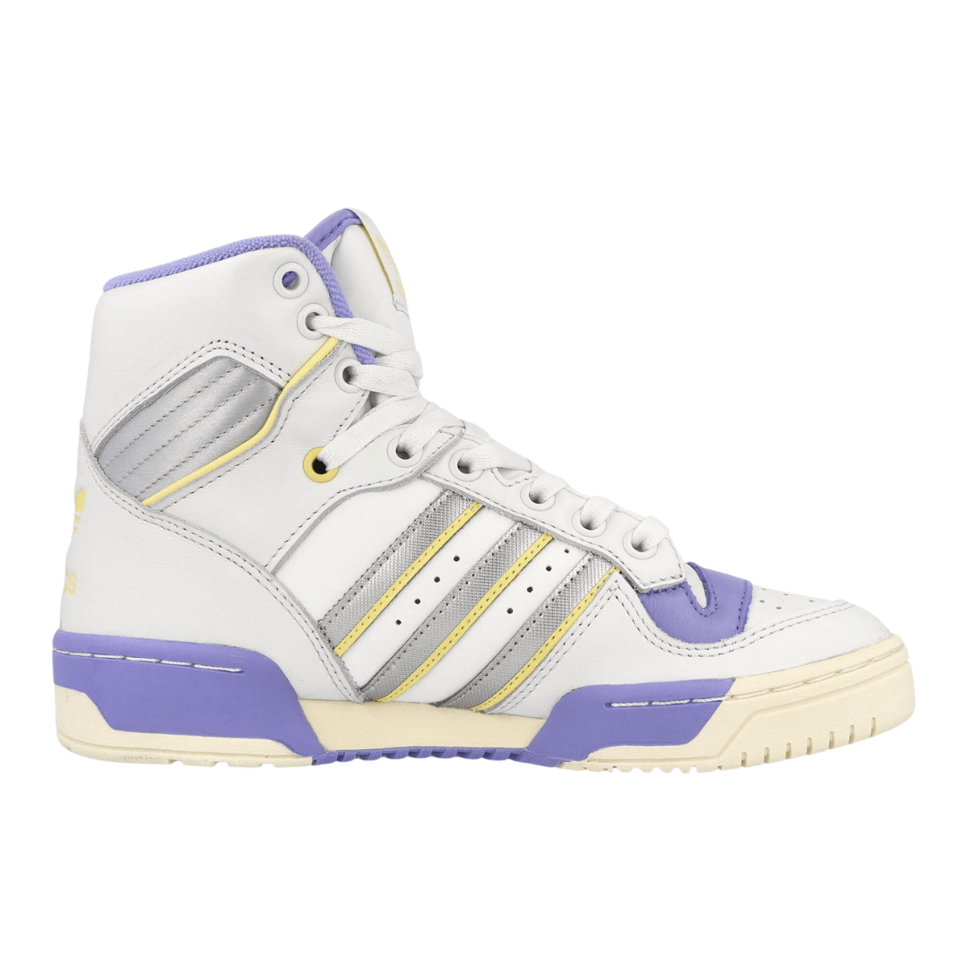 Adidas - Women's Rivalry High 'White Silver Lilac' - Crystal White / Silver Metallic / Cream White