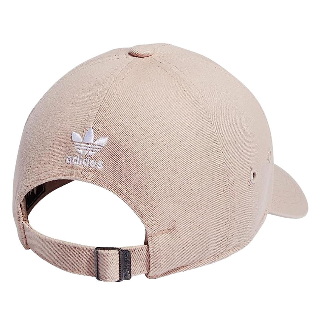 Adidas - Women's Originals Relaxed Mini Logo Strapback Hat - Beige