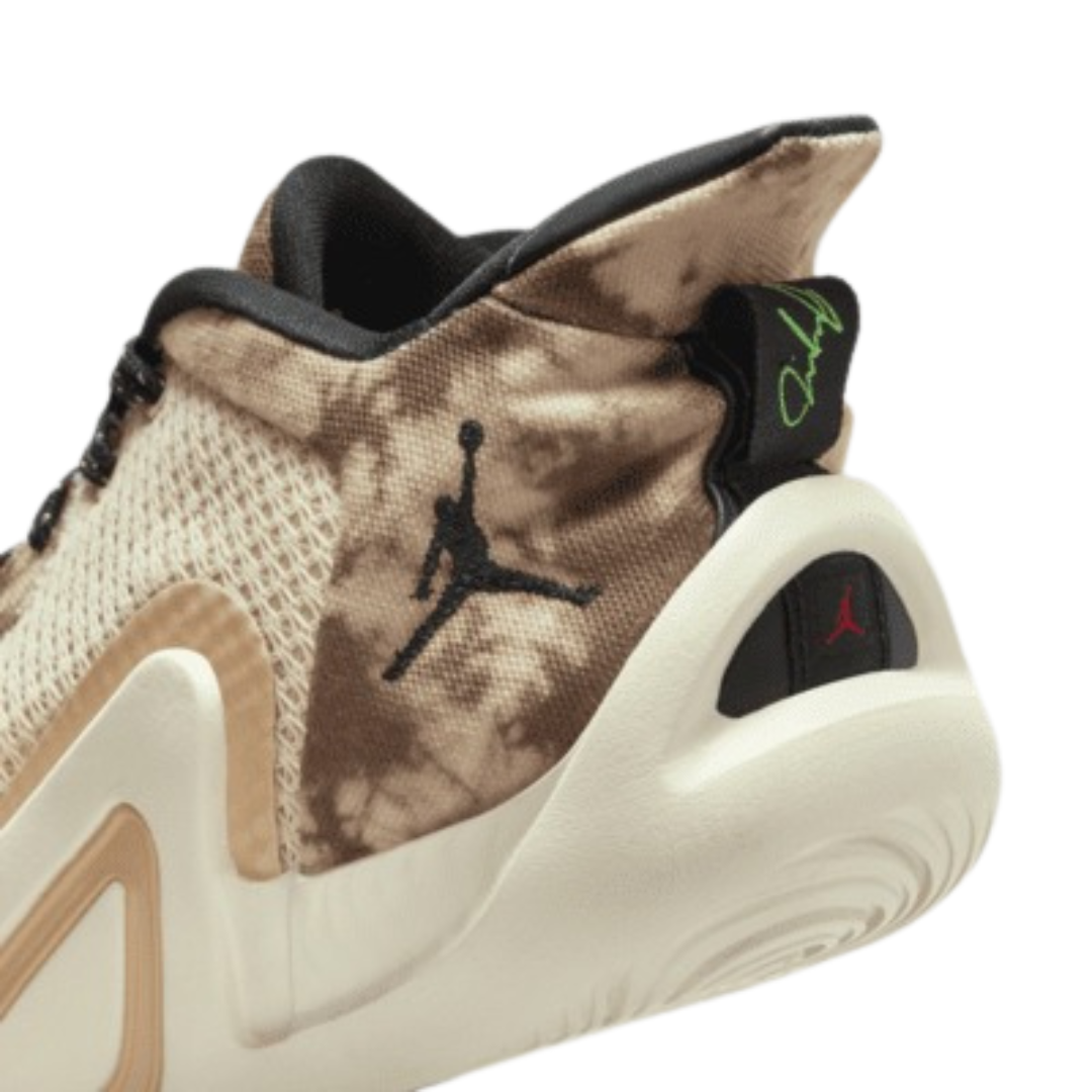 Jordan - Kid's Jordan Tatum 1 GS 'Tunnel Walk' - Tan / Black / Sail / Volt