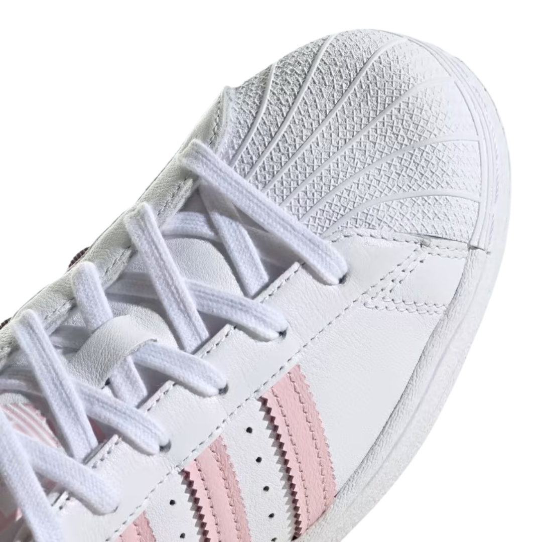 Adidas - Women's Superstar 'Knotted Rope - White Clear Pink' - Cloud White / Clear Pink / Cloud White