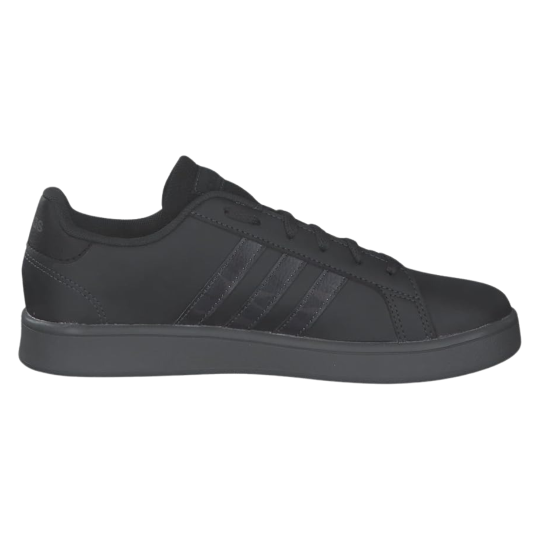 Adidas - Kid's Grand Court J 'Camo' - Carbon / Grey Four / Core Black