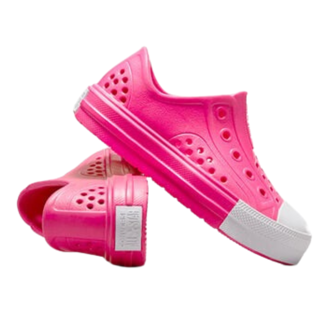 Converse - Kid's Chuck Taylor All Star Play Lite CX Low PS 'Chaos Fuchsia' - Chaos Fuchsia / Chaos Fuchsia