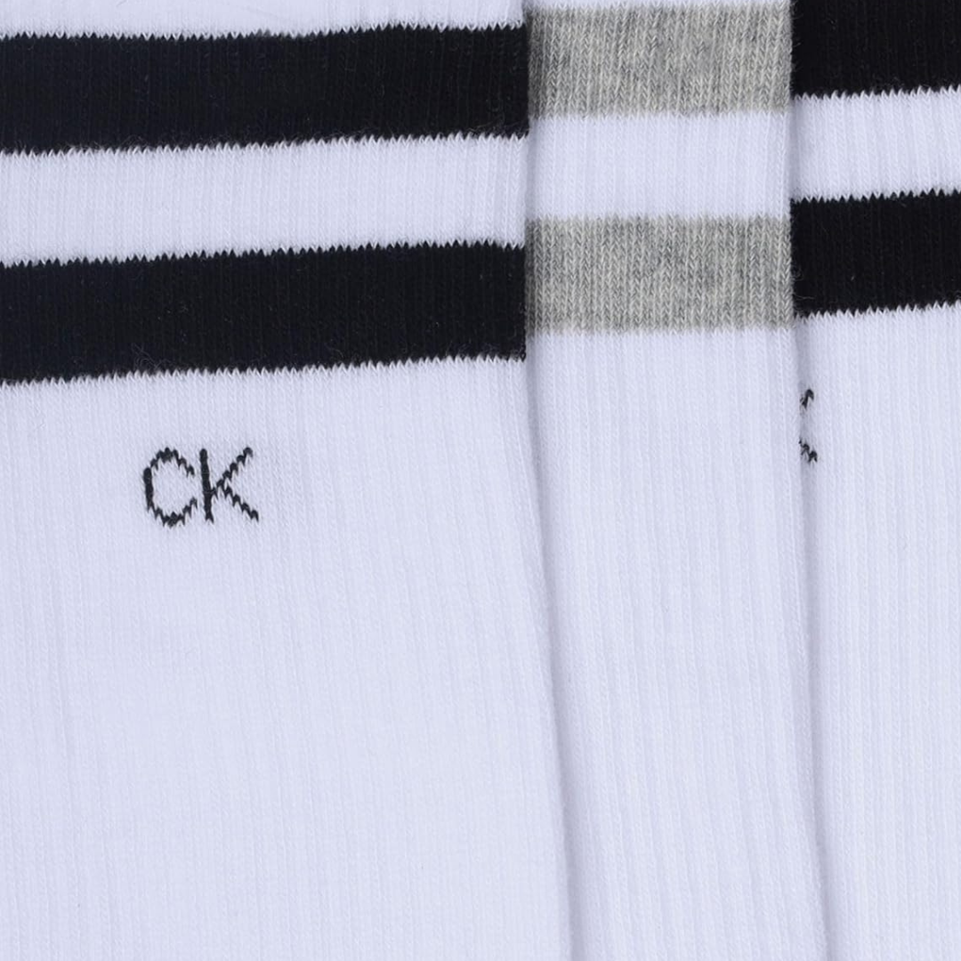 Calvin Klein - Men's Combed Cotton Crew Socks - ( 3 Pairs )