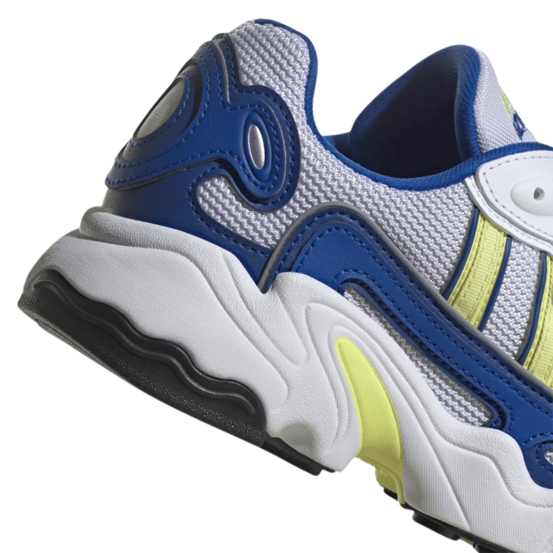 Adidas - Women’s Ozweego OG 'White Royal Pulse Yellow' - Cloud White / Pulse Yellow / Royal Blue