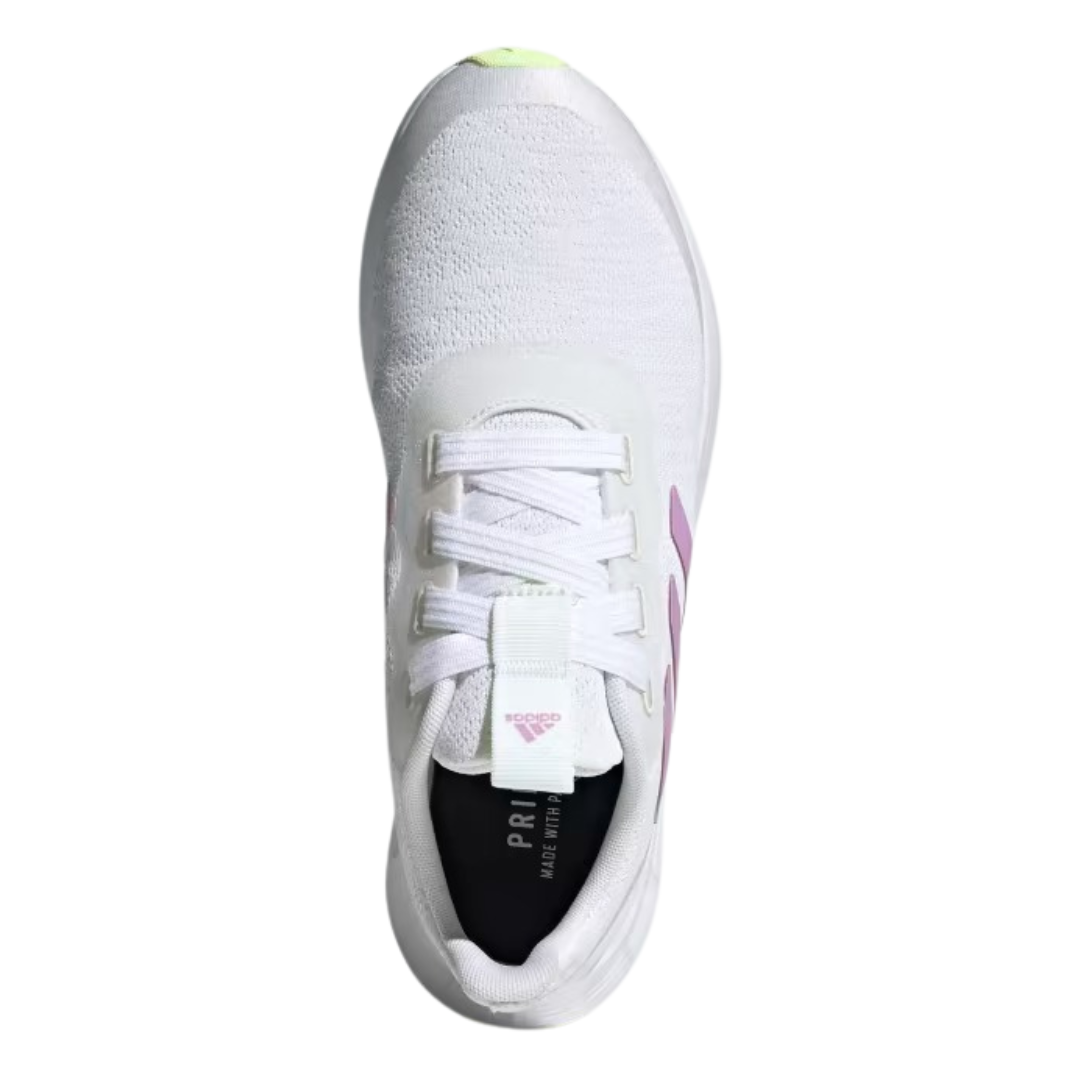 Adidas -  Women's QT Racer 'White Clear Lilac' - Cloud White / Clear Lilac / Hi-Res Yellow