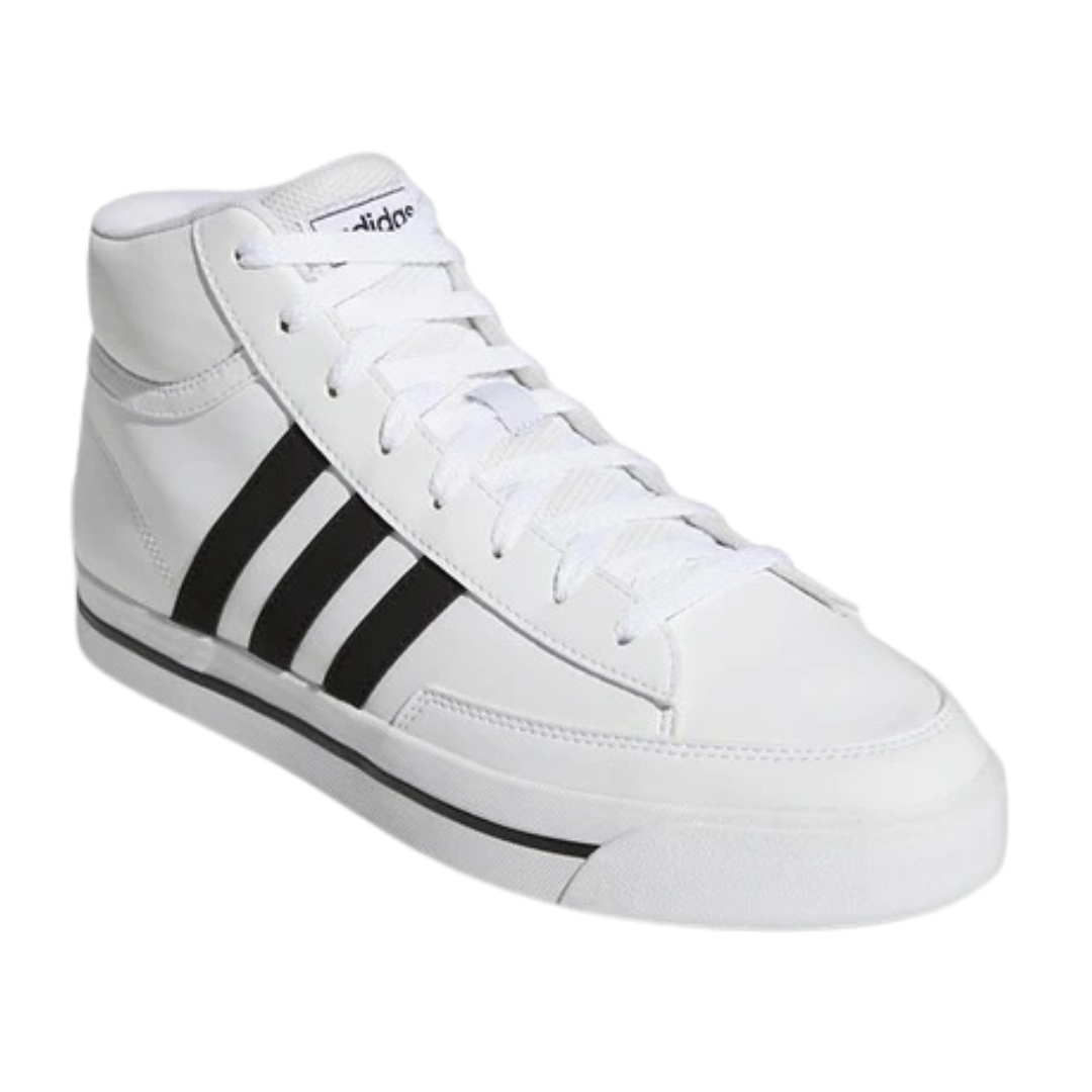 Adidas - Men's Retrovulc Mid 'White Black' - Cloud White / Core Black / Grey Two