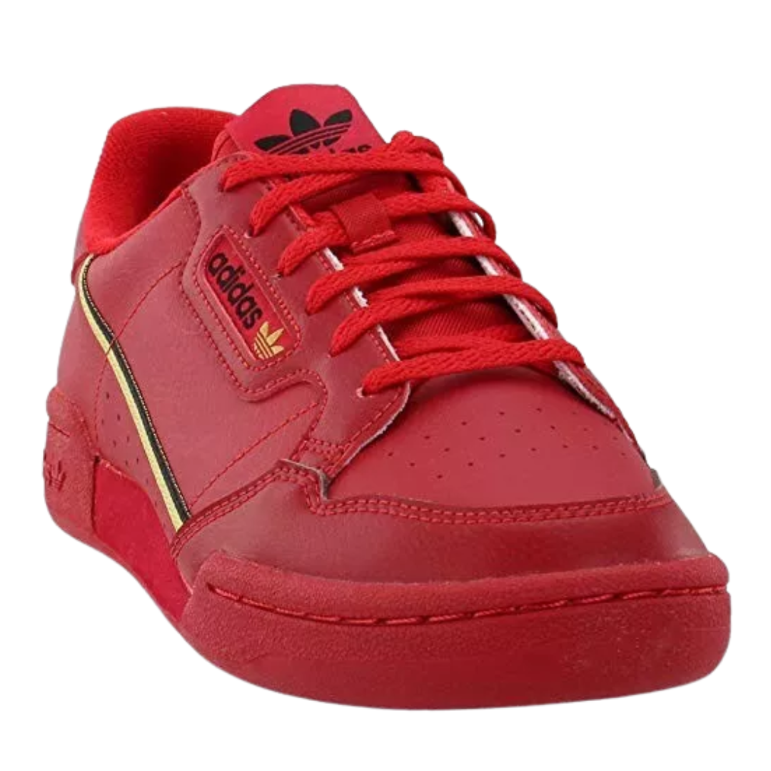 Adidas - Kid's Continental 80 J 'Scarlet' - Scarlet / Gold Metallic / Core Black