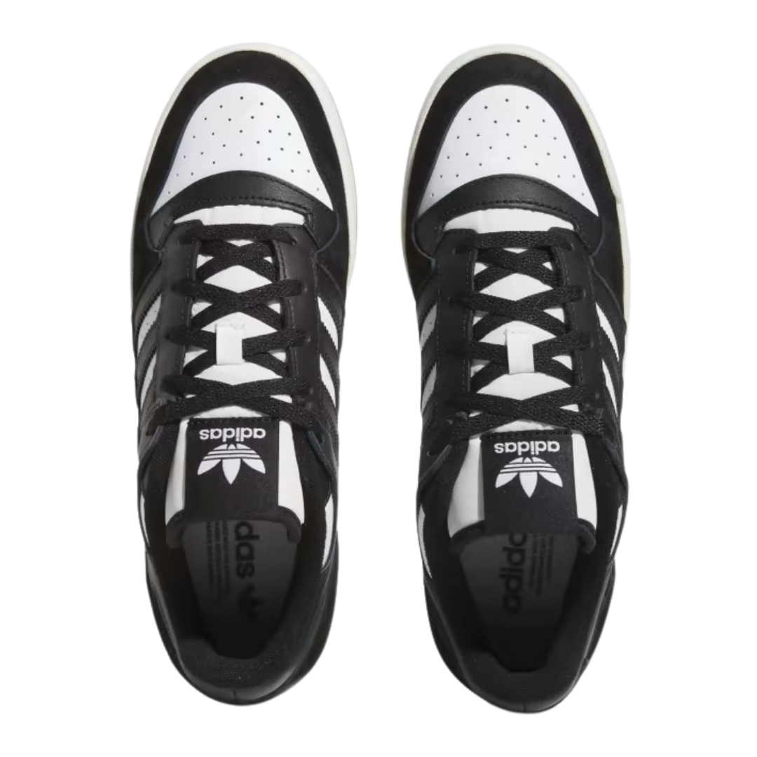 Adidas - Men's Forum Low 'Black White Gum' - Core Black / Cloud White / Cream White