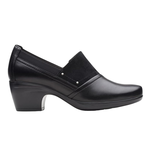 Clarks - Women's Emily Step Loafer - Black Leather