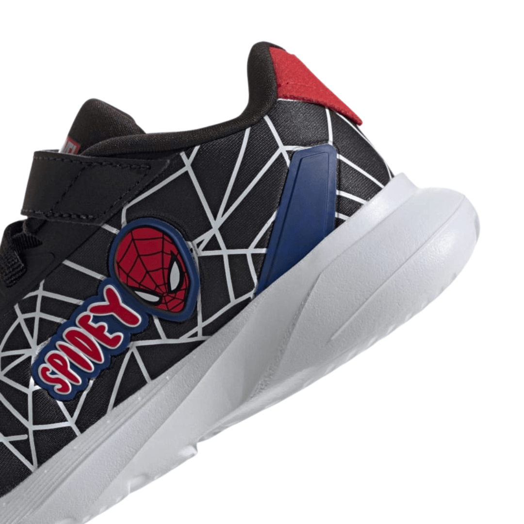 Adidas - Kid's Duramo Spider-Man EL I 'Black Red White' - Core Black / Better Scarlet / Cloud White