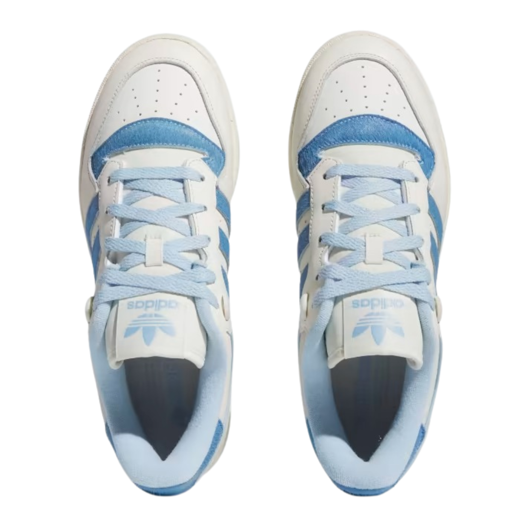 Adidas - Men's Rivalry Low 86 'Off White Clear Sky Pony-Hair' - Off White / Clear Sky / Orbit Grey