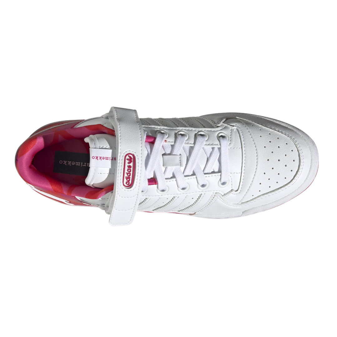 Adidas - Women's Marimekko x Forum Low 'Laine Wave' - Team Real Magenta / Vivid Red / Cloud White