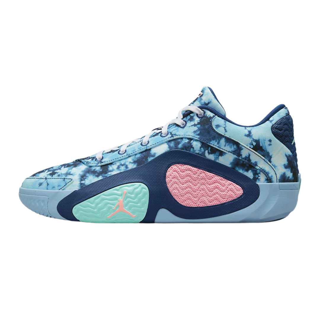 Jordan - Men's Jordan Tatum 2 'Denim' - Blue Void / Leche Blue / Tropical Twist / Bleached Coral