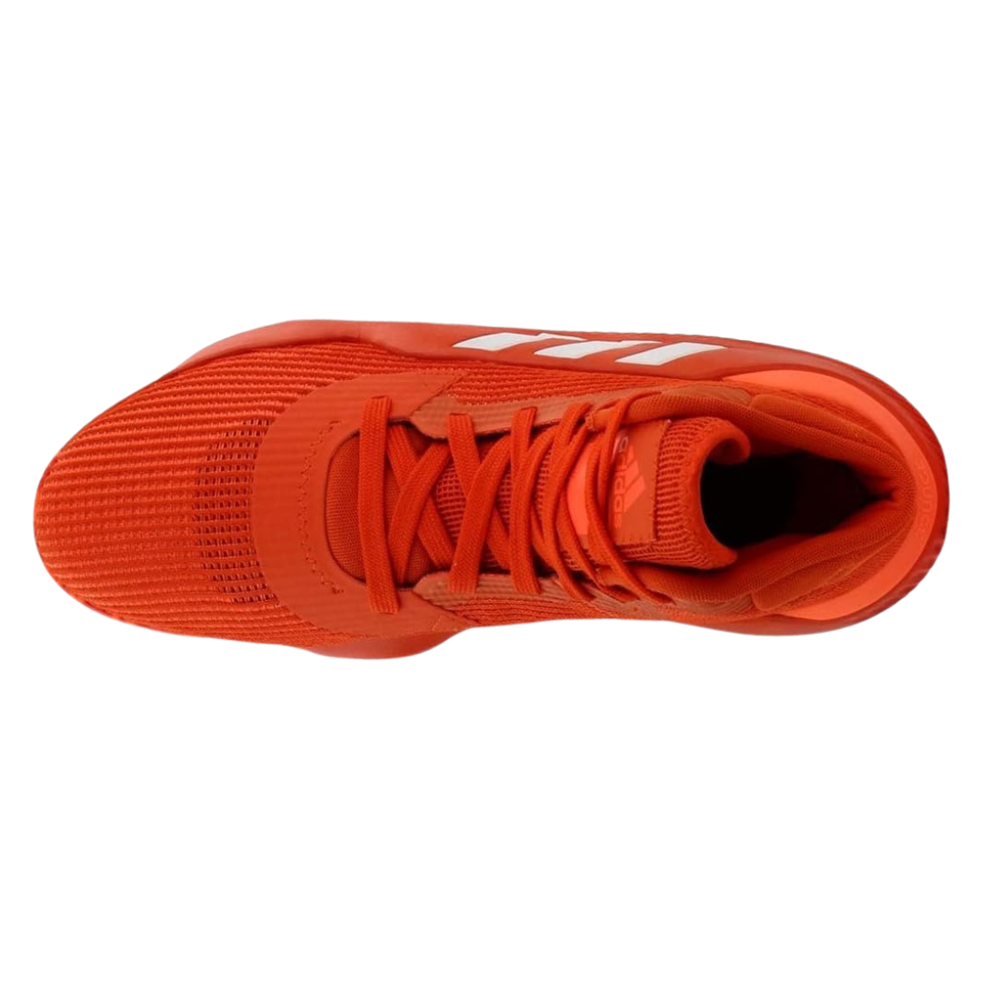 Adidas - Men's Pro Bounce 2019 Men's Basketball Shoe 'Orange' - Team Orange / Cloud White