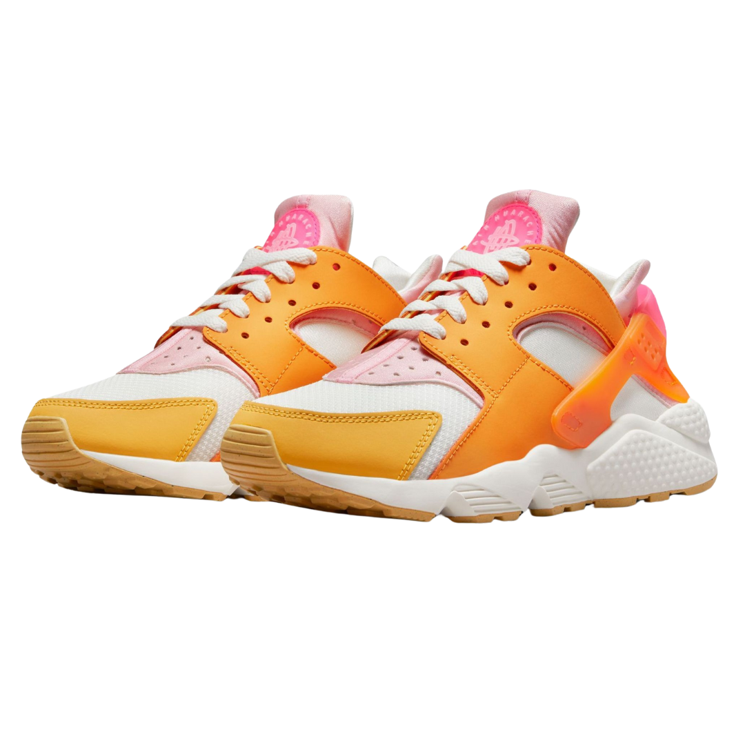 Nike - Women's Air Huarache 'Solar Flare Soft Pink' - Summit White / Solar Flare / Medium Soft Pink / Hyper Pink