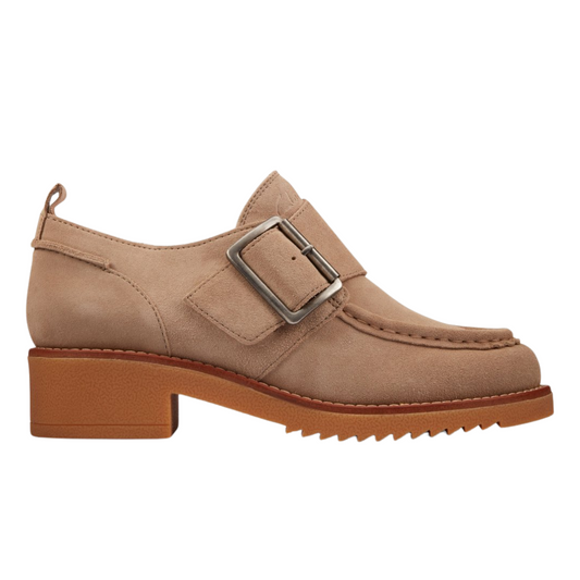 Clarks - Women's Eden Mid Monk - Sand Suede