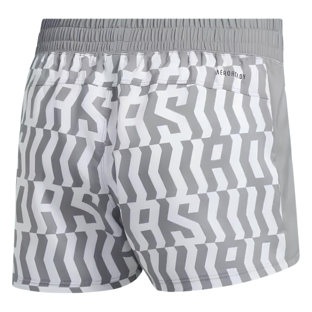 Adidas - Women's  All Over Printed Pacer Training Shorts - Grey