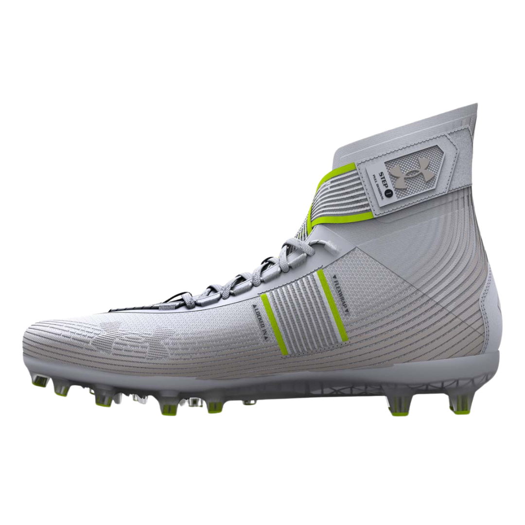 Under Armour - Men's Highlight MC 'White Silver Lime' - White / Metallic Silver