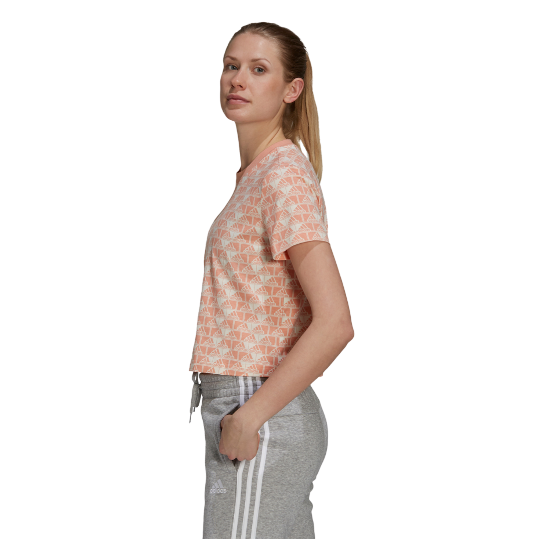 Adidas - Women's Brand Love Women's Cropped Tee - Pink