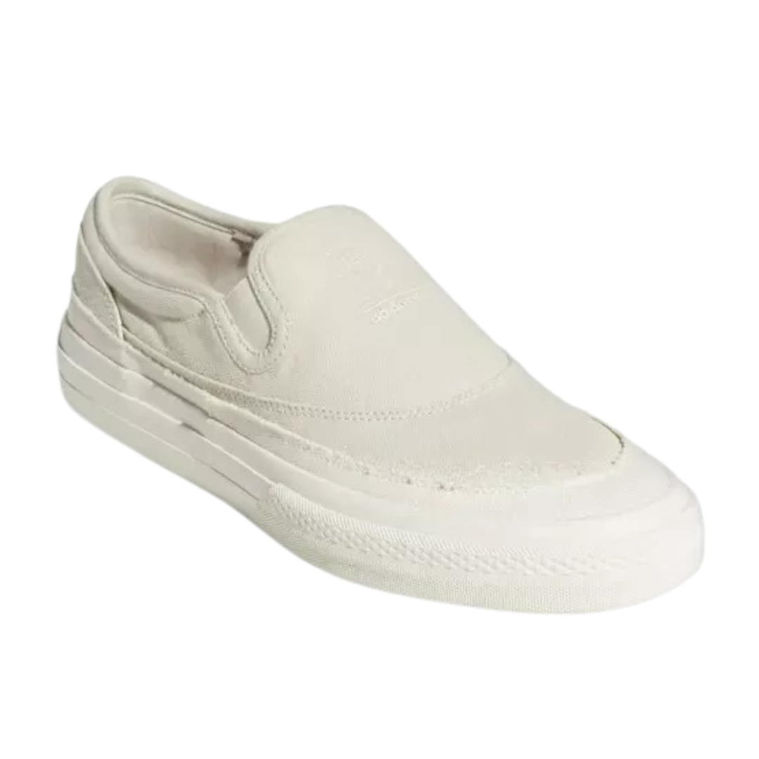 Adidas - Men's Nizza RF Slip-On 'Bliss White' - Bliss / Bliss / Chalk White