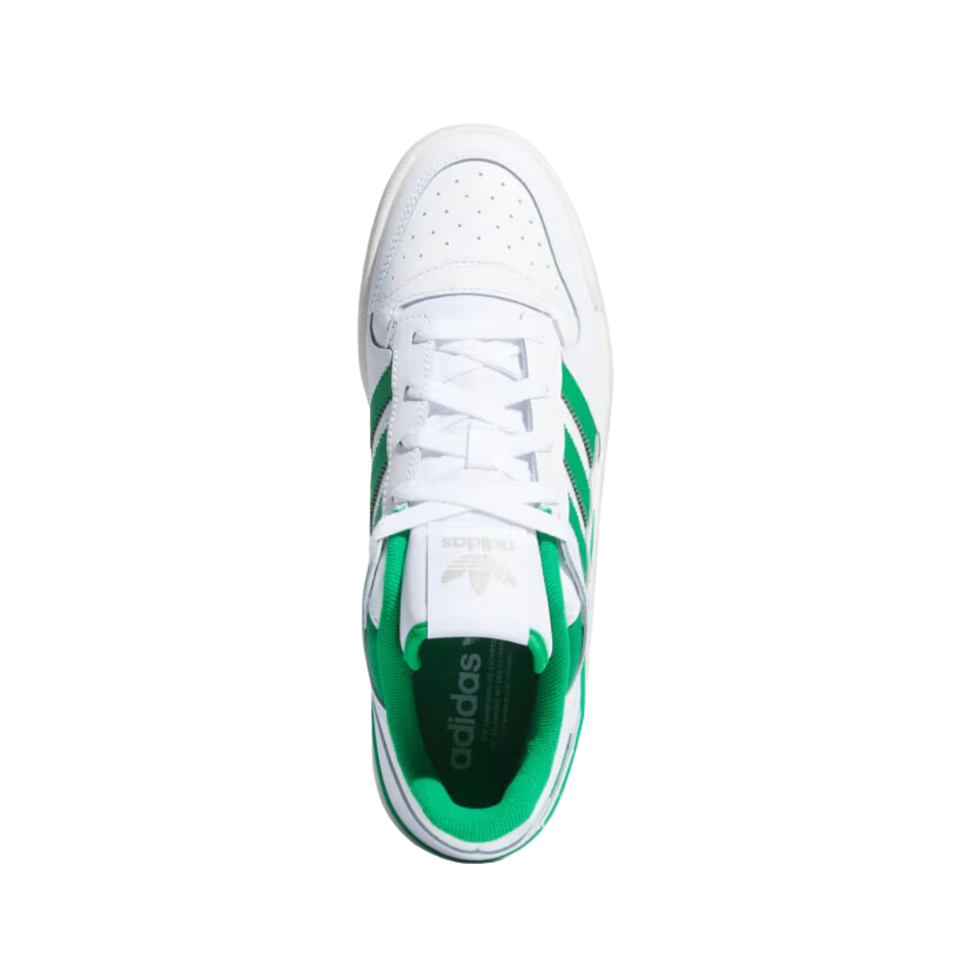 Adidas - Forum Low CL Shoes -Cloud White / Green / Cloud White