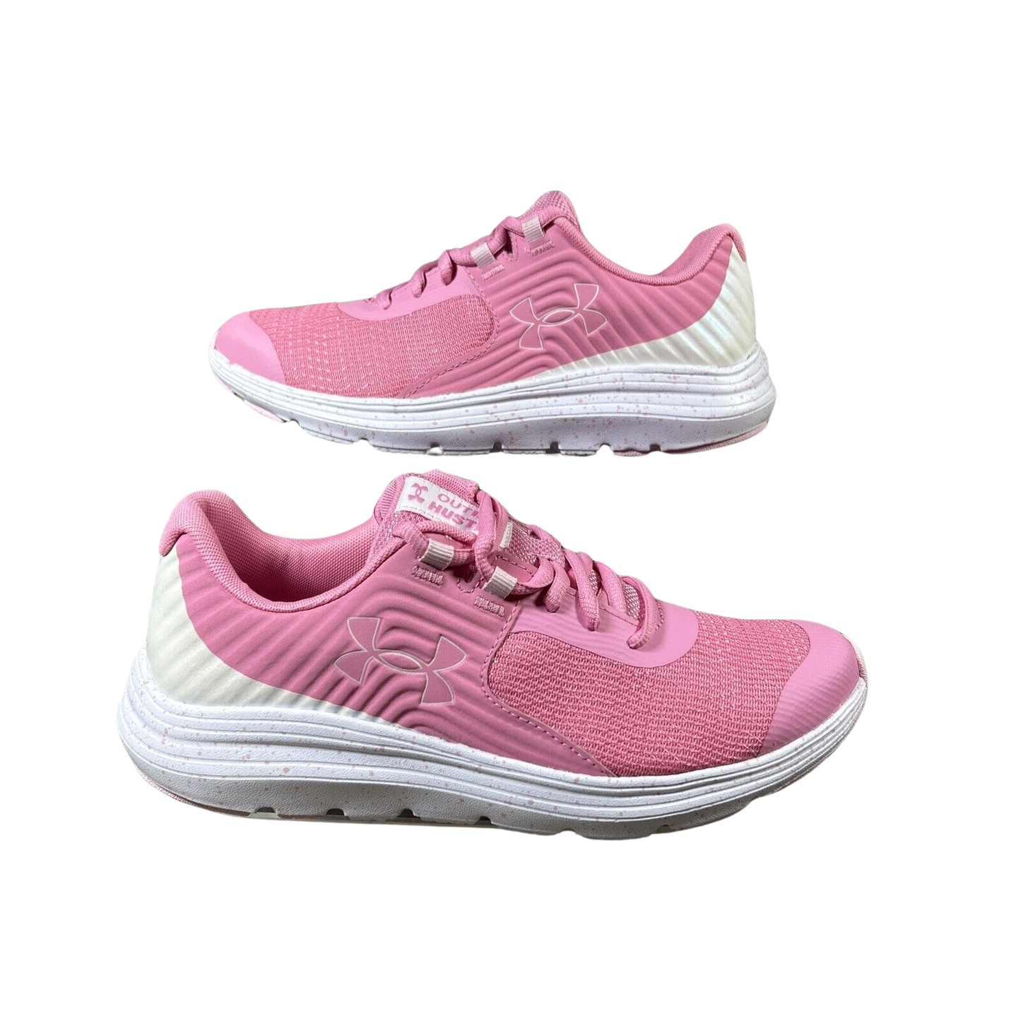 Under Armour GGS Outhustle 'Pink White' Kids Sneakers