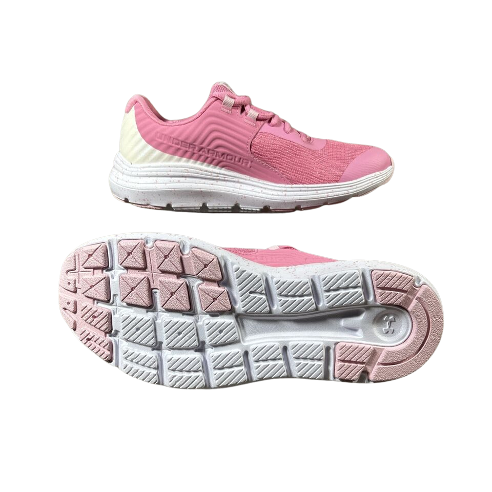 Under Armour GGS Outhustle 'Pink White' Kids Sneakers