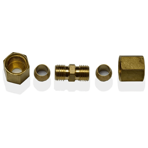 Auto Supplies Direct 3/16" OD Compression Fittings/Unions (Pack of 5)