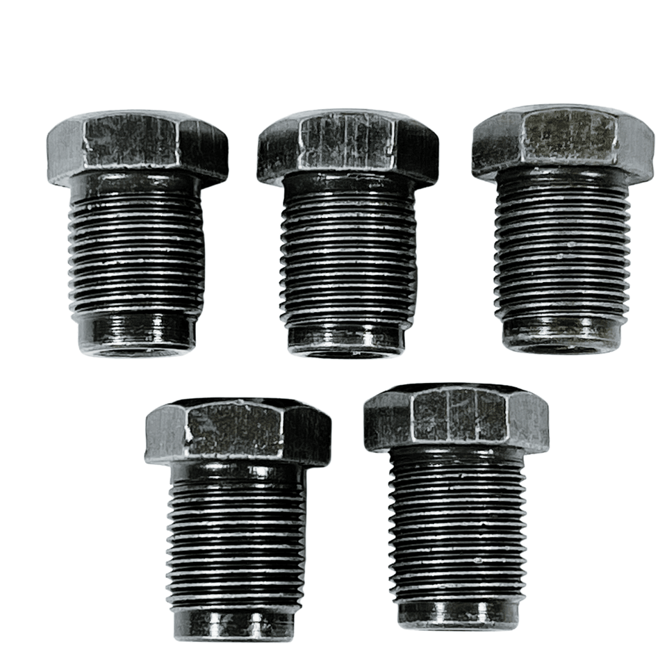 Auto Supplies Direct Brake Line Tube Nuts For 6mm Tube (12mm x 1.0 thread, Bubble Flare) Pack of 5