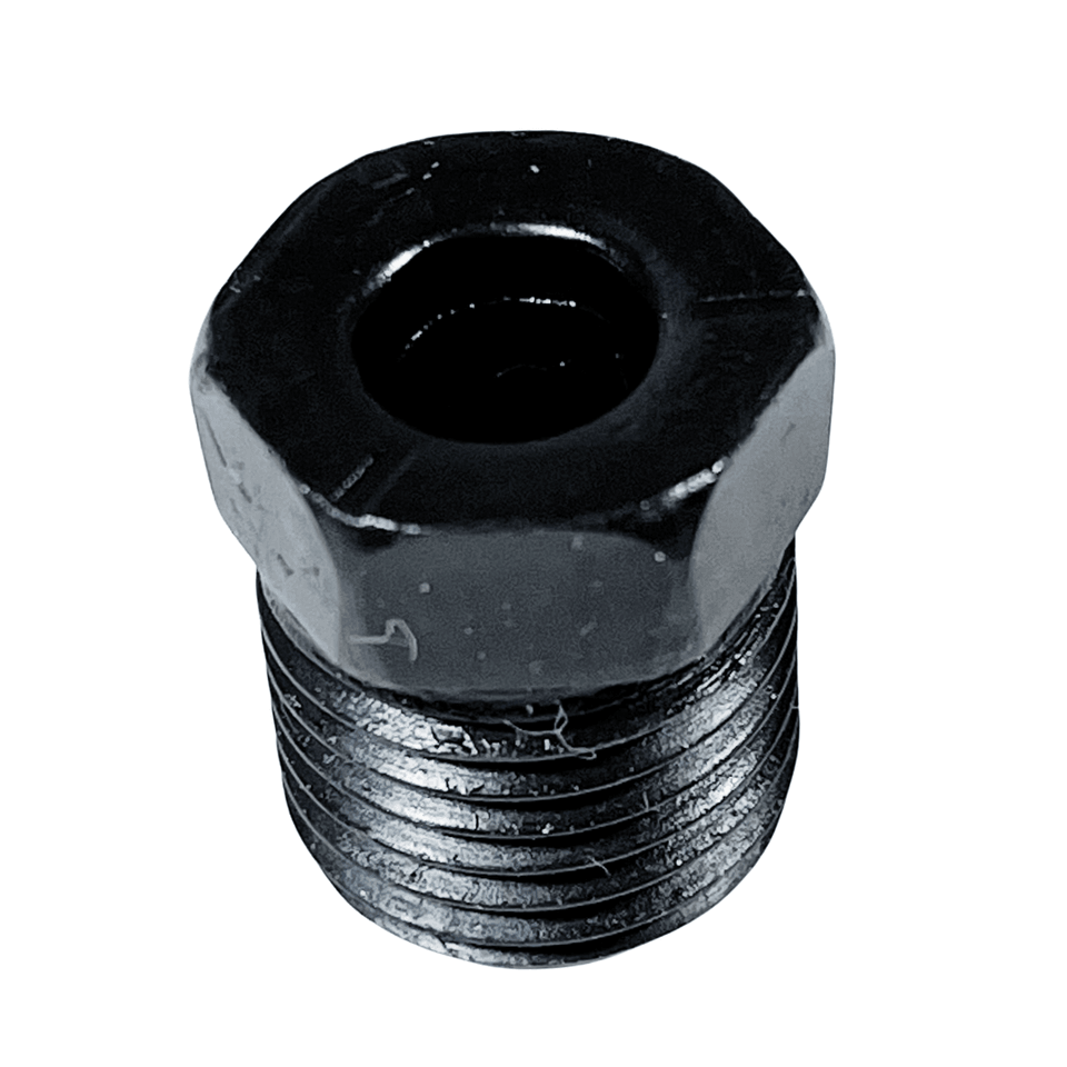 Auto Supplies Direct Brake Line Tube Nuts For 3/16" Tube (1/2" - 20 Thread, Inverted Flare) Pack of 5