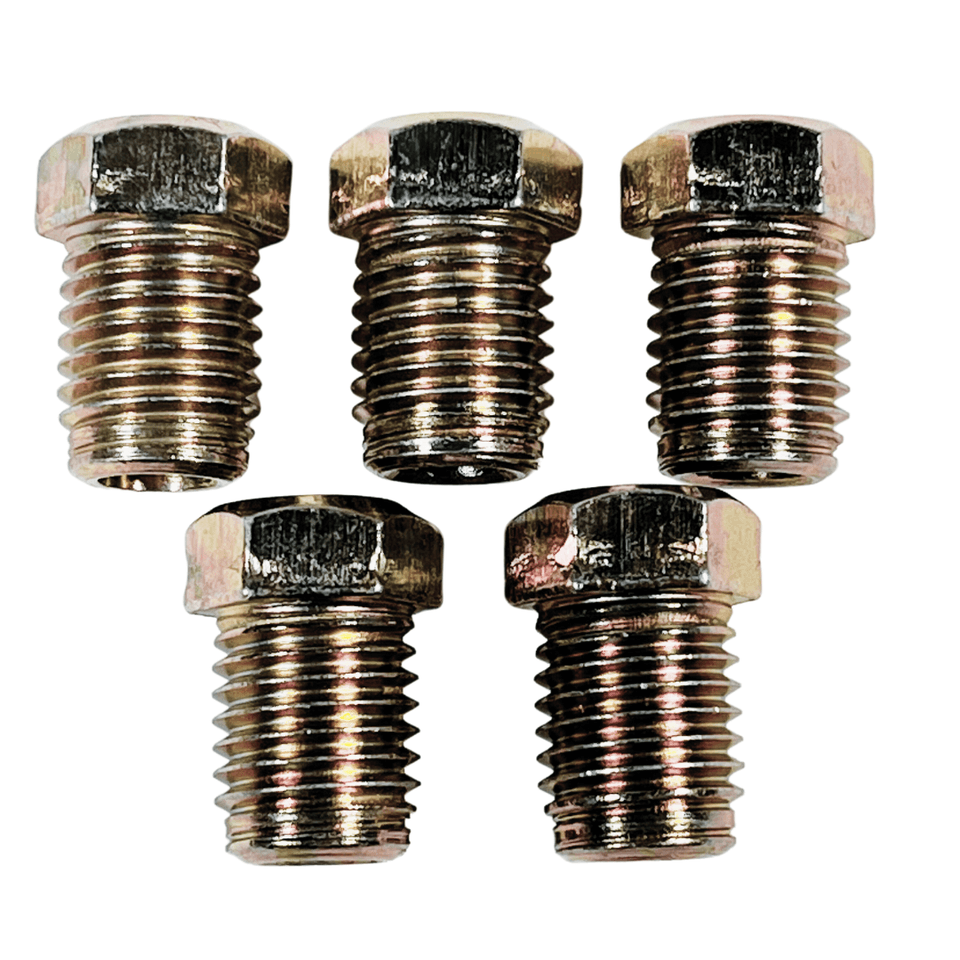 Auto Supplies Direct Brake Line Tube Nuts For 1/4 Tube (12mm x 1.50 Bubble Flare) Pack of 5