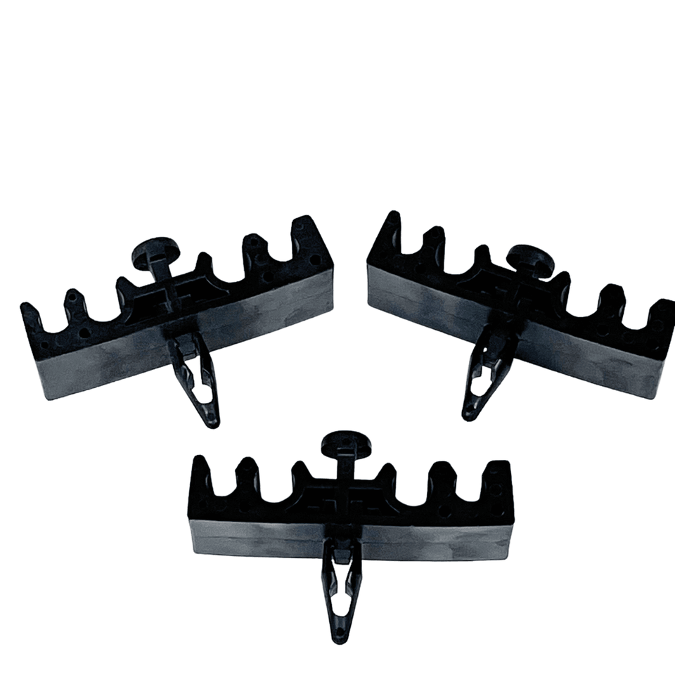 Auto Supplies Direct Steel and Nylon Tubing Retainer Clips Brakes / Fuel (2 x 1/4", 2 x 5/16") 3 Pack