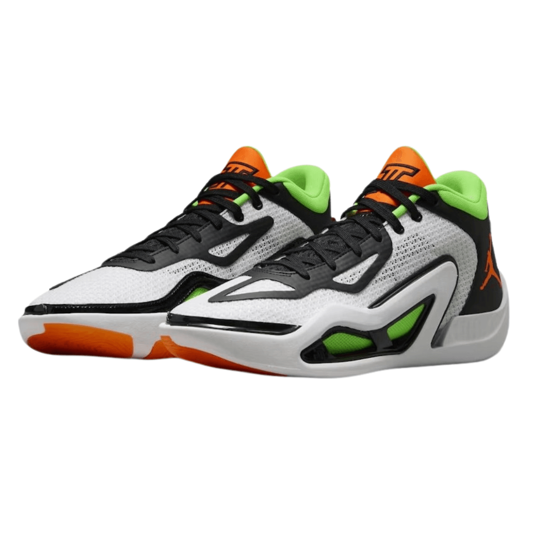 Jordan - Men's Jordan Tatum 1 'Home Team' - White / Total Orange / Black / Green Strike