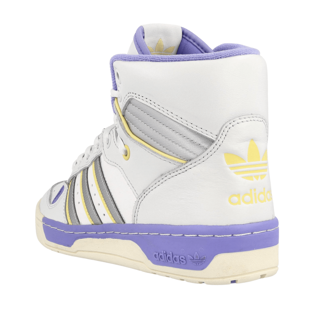 Adidas - Women's Rivalry High 'White Silver Lilac' - Crystal White / Silver Metallic / Cream White