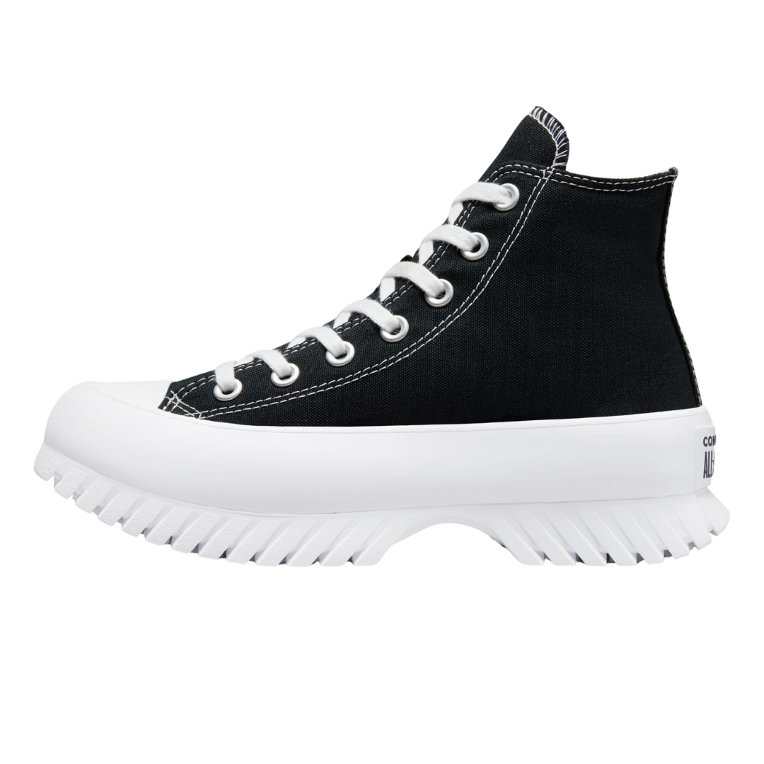 Converse - Women's Chuck Taylor All Star Lugged 2.0 High 'Black White' - Black / Egret / White