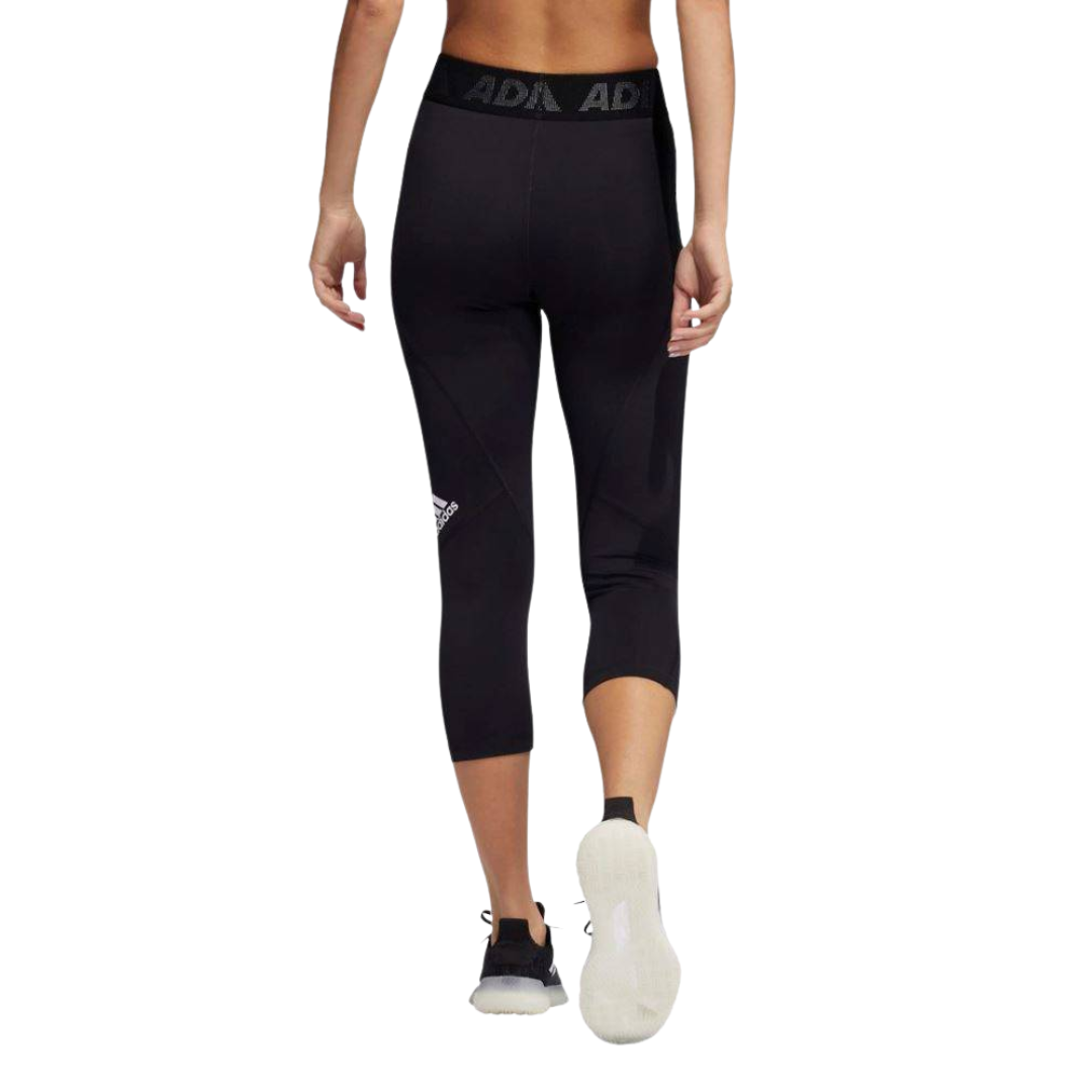 Adidas - Women's  TF 3/4 3 Bar Tights - Black / White