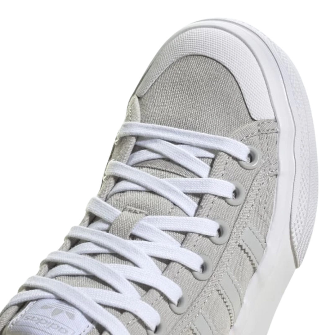 Adidas - Kid's Nizza Platform Mid J 'Grey' - Grey Two / Grey Two / Cloud White