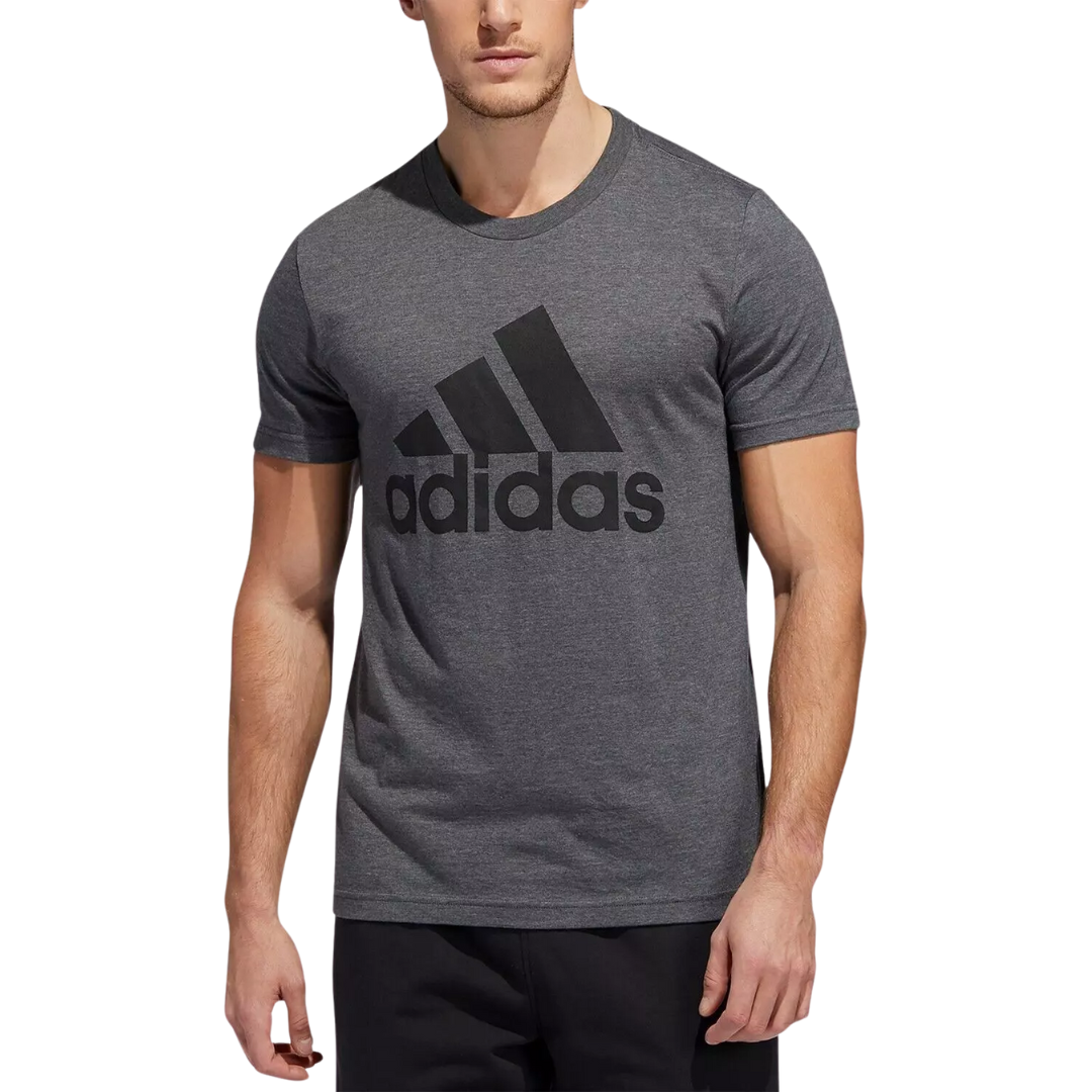 Adidas - Men's Badge of Sport Tee Classic - Dark Grey Heather