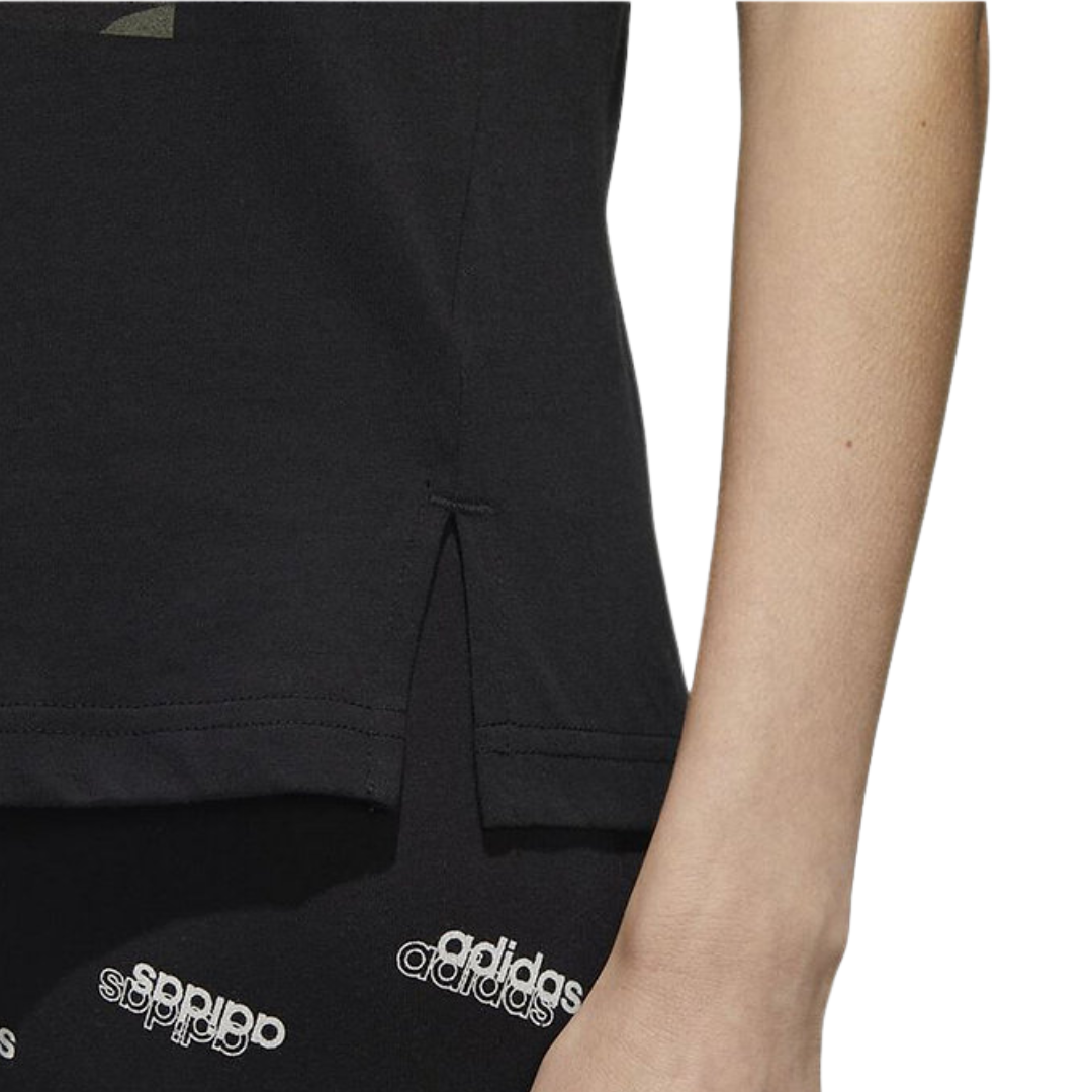 Adidas - Women's Boxed Camo Tee - Shirt - Black / Green