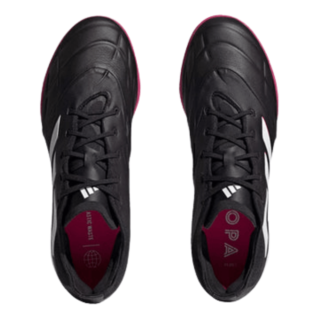 Adidas - Men's Copa Pure.1 TF 'Own Your Football Pack' - Core Black / Zero Metallic / Team Shock Pink