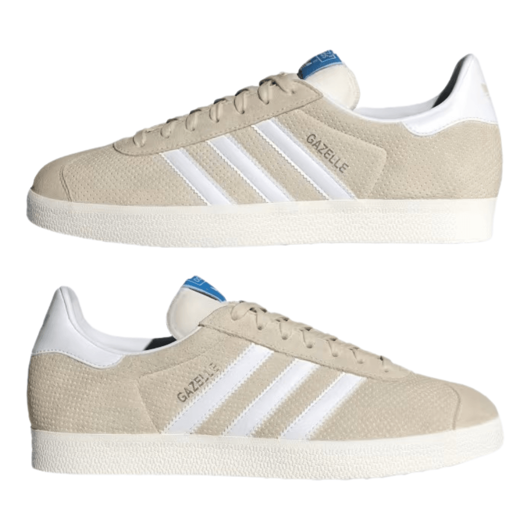 Adidas - Men's Gazelle 'Wonder White' - Wonder White / Cloud White / Core White