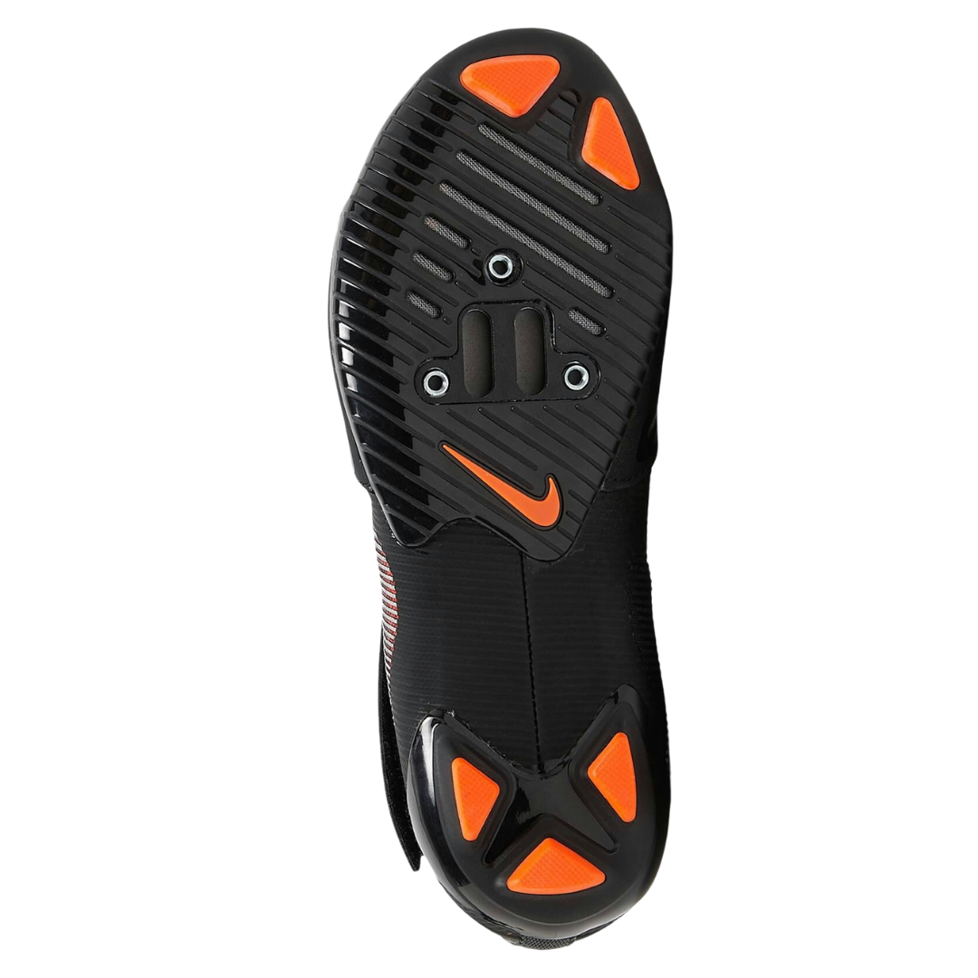 Nike - Women's SuperRep Cycle 'Black Hyper Crimson' - Black / Hyper Crimson / Metallic Silver